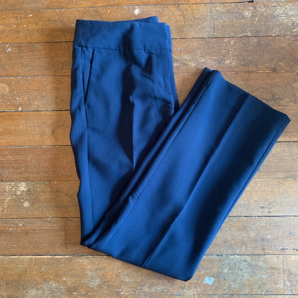 Ann Taylor navy straight leg professional pants. Size 2.
